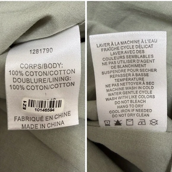 Camila Coelho Floral Mini Dress Blouson Sleeve Waist Tie Size Sage Green Size XS - Picture 9 of 11